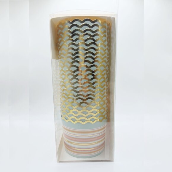 NEW My Minds Eye Gold Foiled Daisies and Stripes Baking Cups - 50 Count - Picture 5 of 6